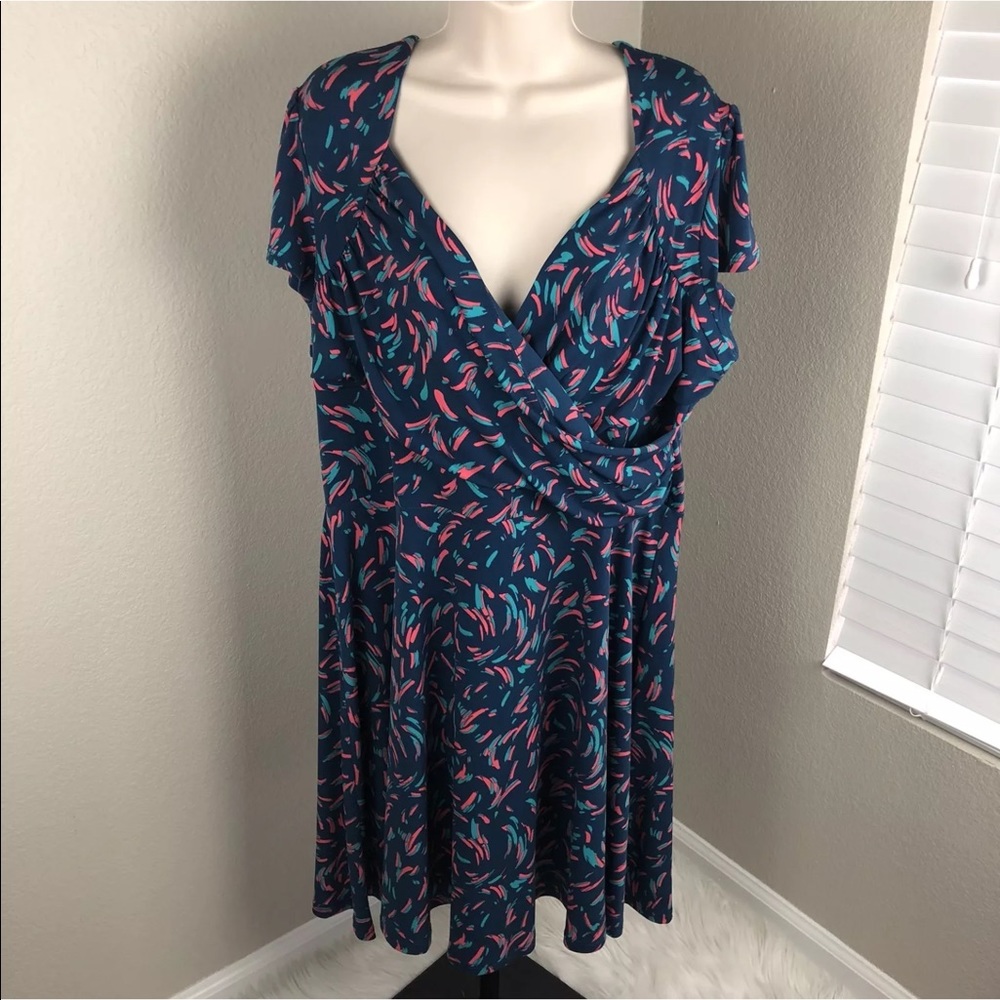 Leota Nordstrom plus size 2X splash dress
